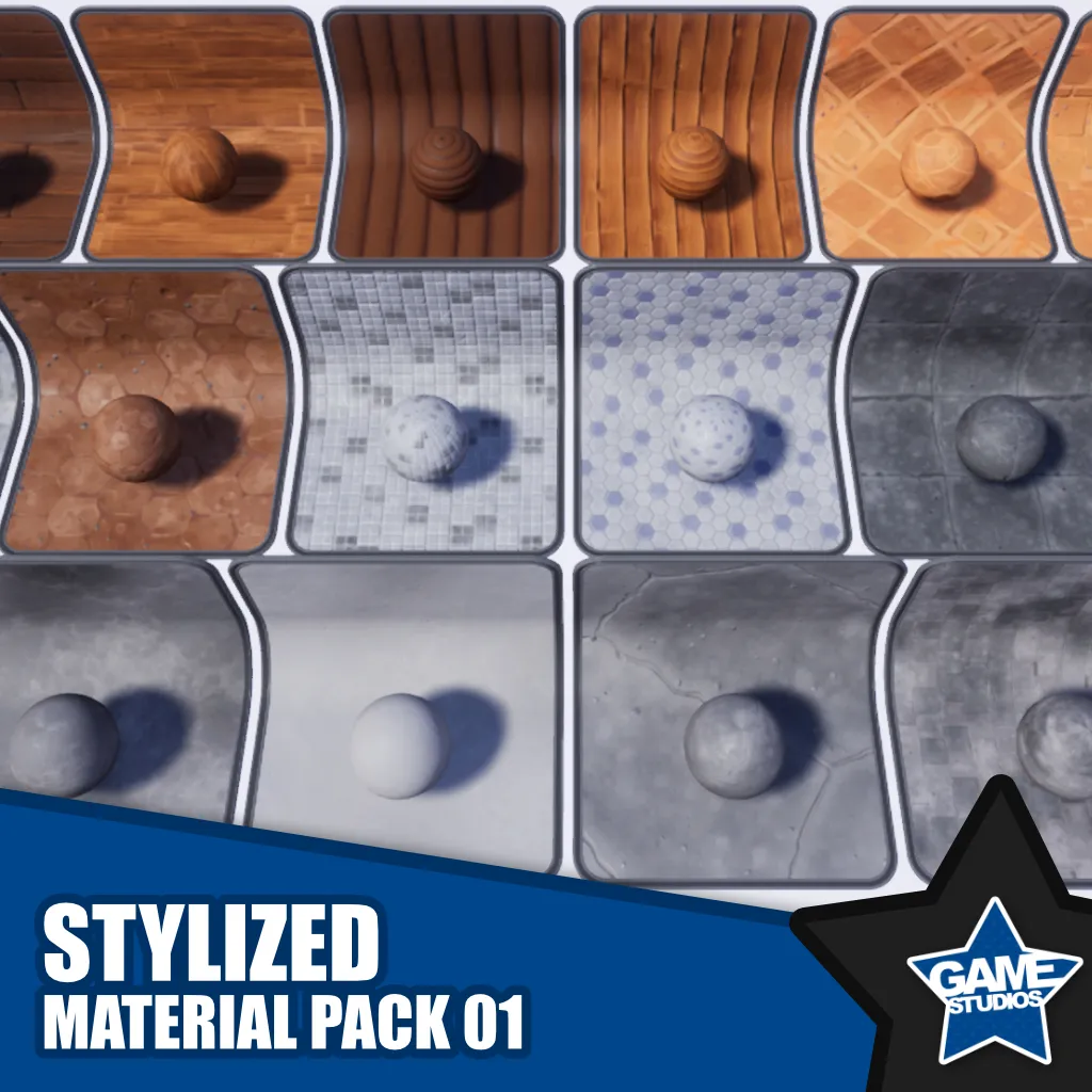 Stylized Materials Pack 01