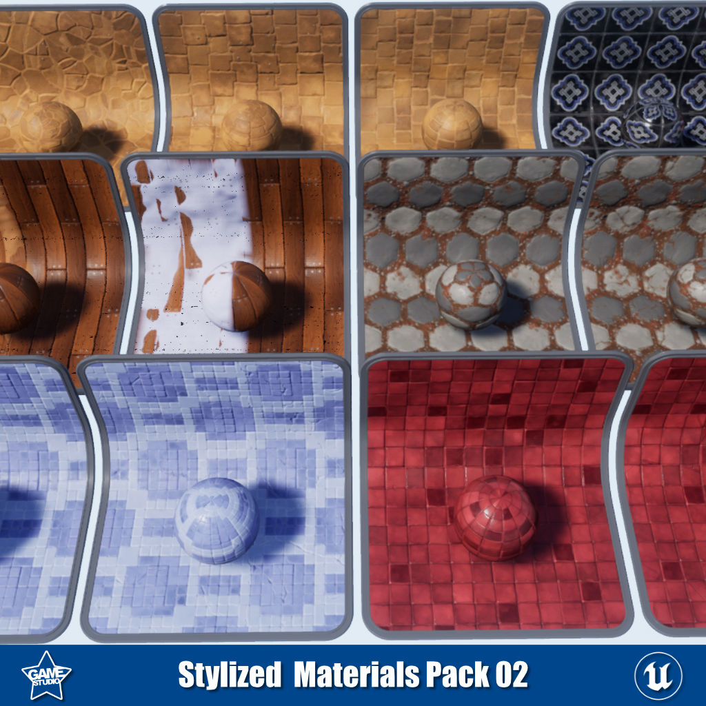 Stylized Materials Pack 02