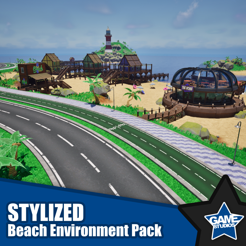 Stylized Beach Environment Pack